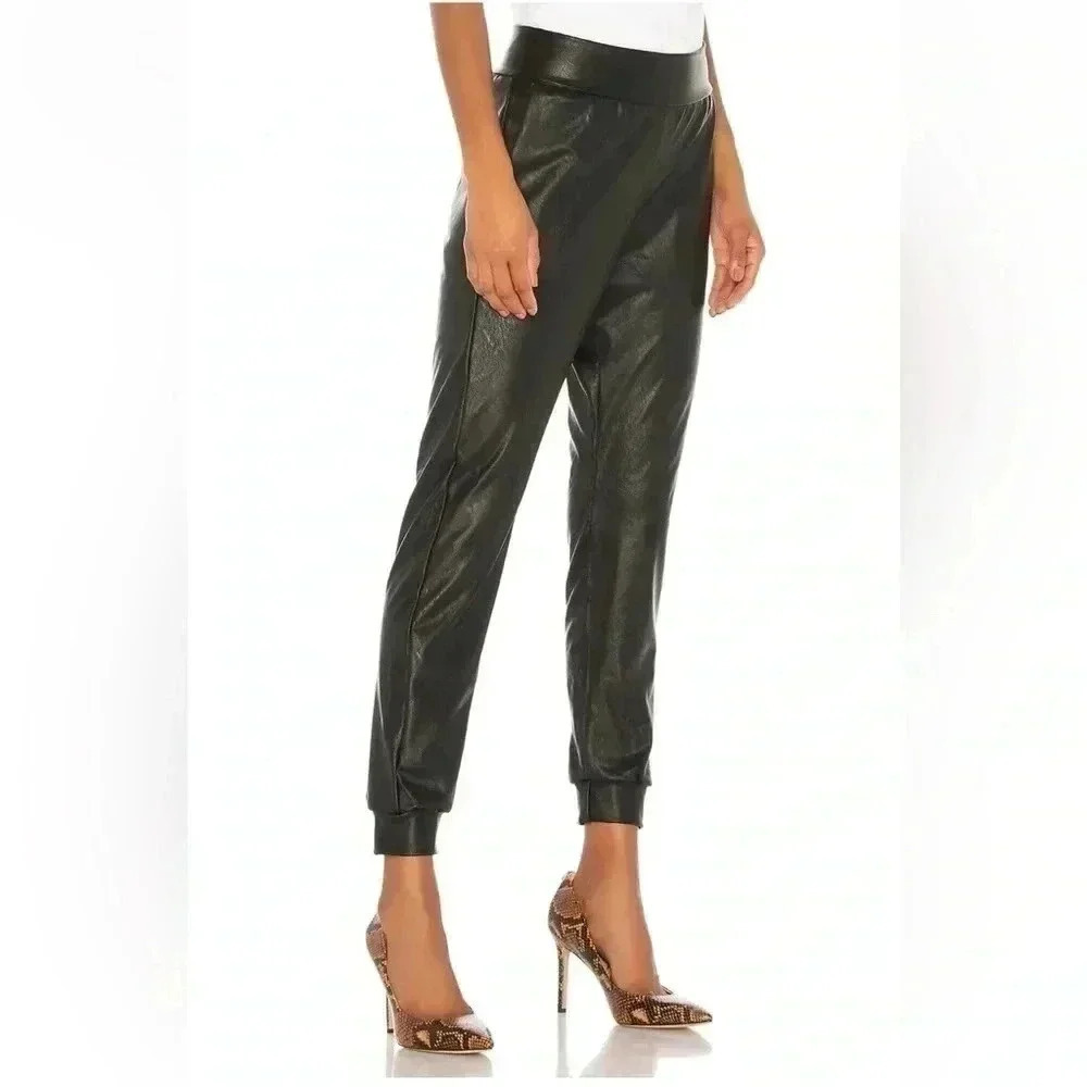 Commando faux leather jogger in black S - Picture 2 of 11